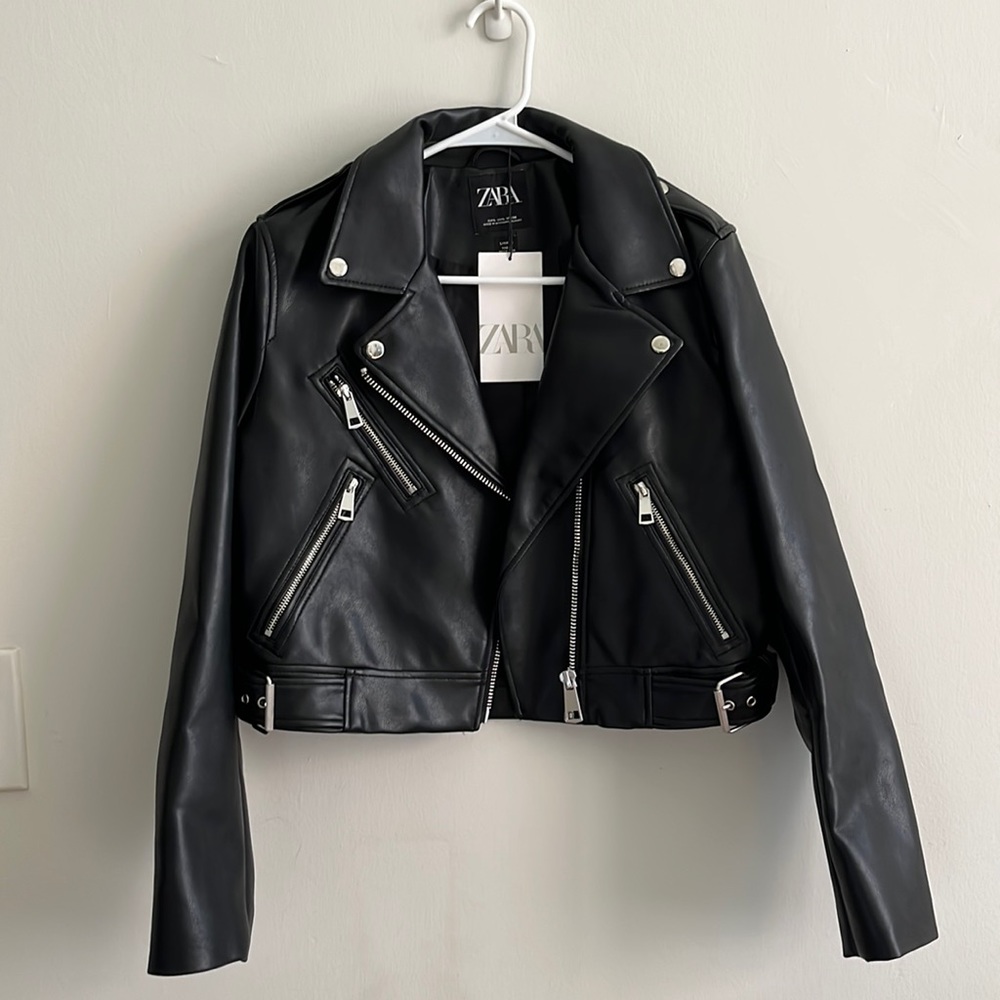 Zara Vegan Leather Jacket
